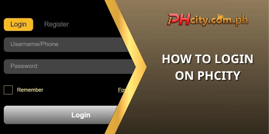 How to Login on PHCITY